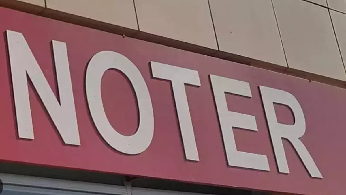Noter gelene kadar tüm işlemler nakit!