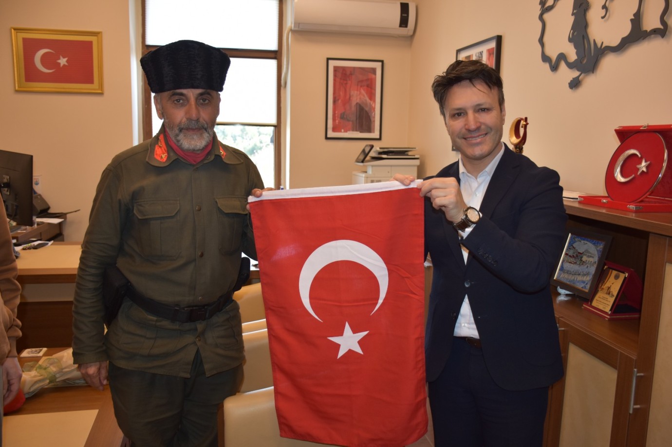 Saffet Gümüş'ten Başkan Soyuak'a ziyaret