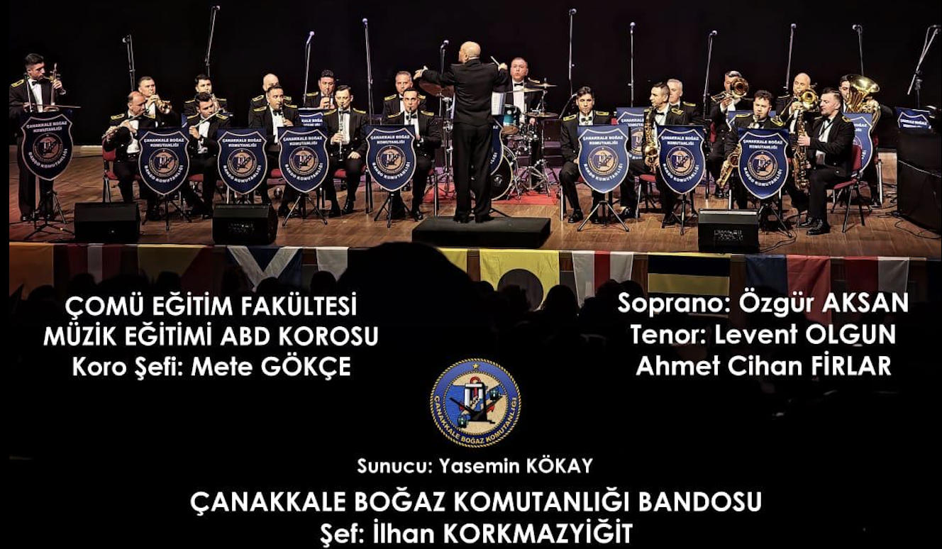 Çanakkale Boğaz Komutanlığı Bandosu konser verecek