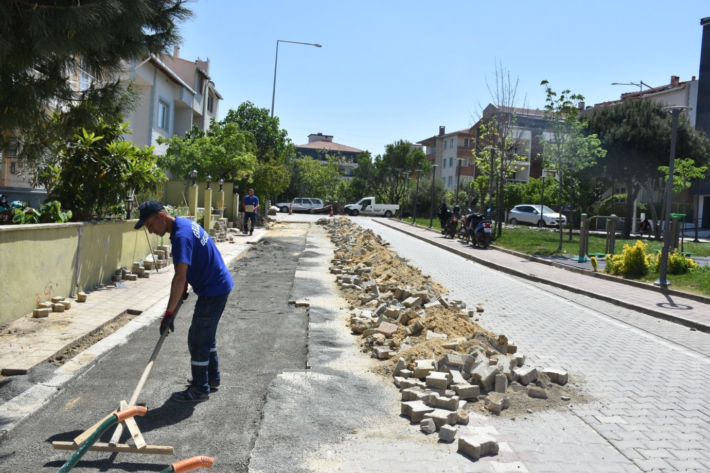 Gelibolu’da yol çalışmaları hız kesmiyor