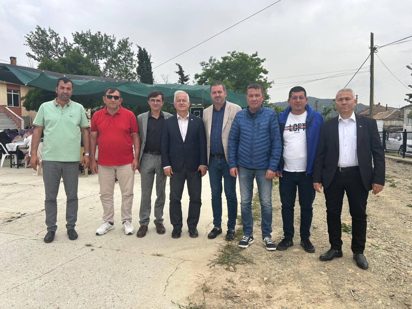 CHP heyeti, Değirmendüzü ve Kavakköy'de hayırlara katıldı