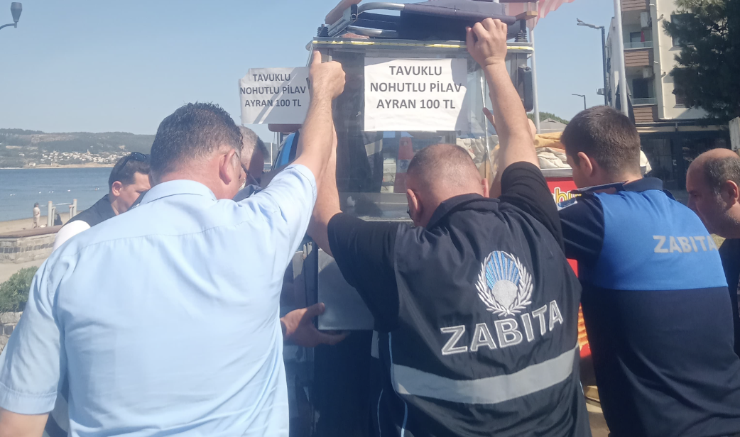 Barış Kordonu’nda zabıtadan sert müdahale