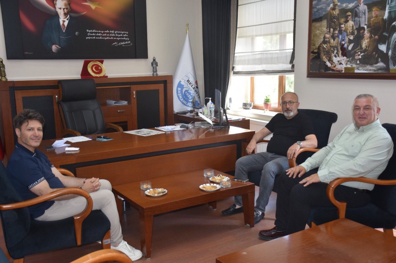 Başkan Soyuak, protokol konuklarını ağırladı
