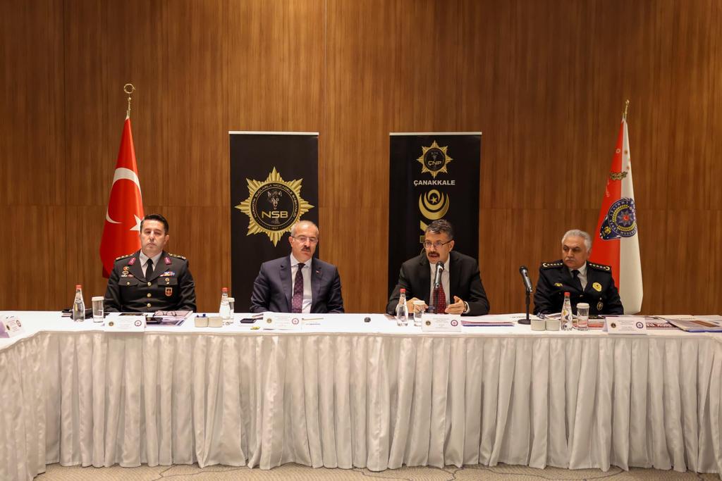 Narkotikle mücadele toplantısı Çanakkale’de gerçekleştirildi