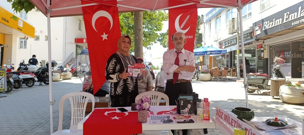 YRP Gelibolu Teşkilatı saha çalışmalarını sürdürüyor