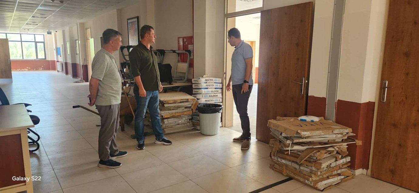 Kadir Aydın, Mehmet Akif Ersoy MTAL’de hazırlıkları inceledi