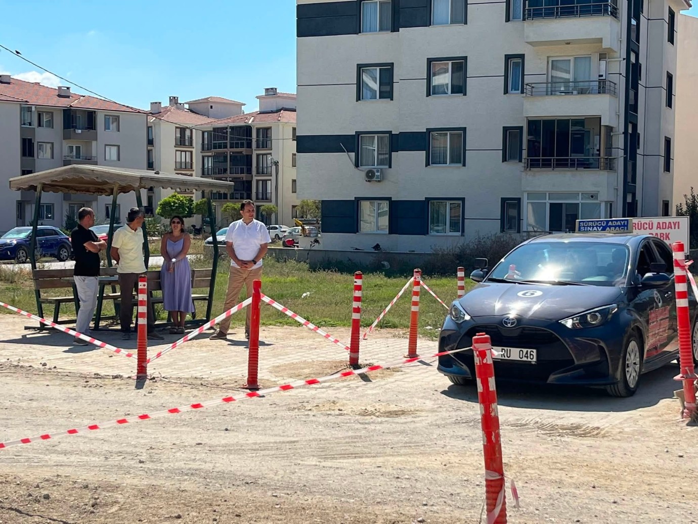 Sürücü adaylarının direksiyon sınavına yerinde inceleme