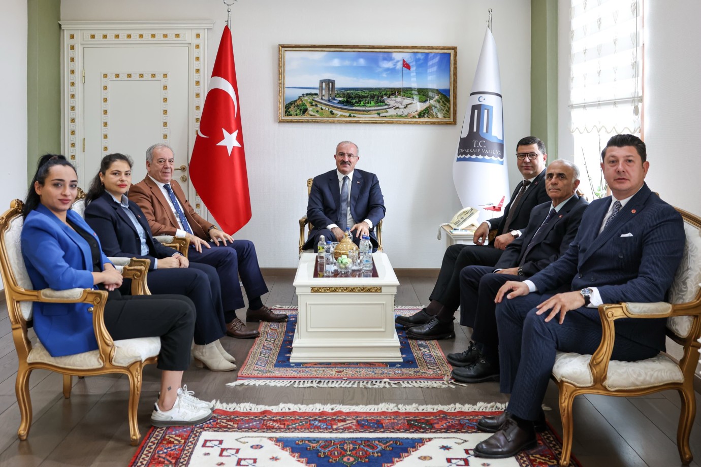 Koray Akkuş'tan Vali Toraman’a ziyaret