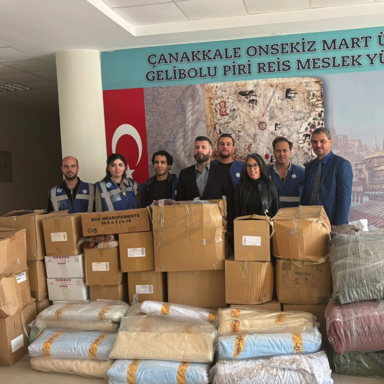ÇOMÜ’den Gelibolu Piri Reis MYO öğrencilerine sosyal destek