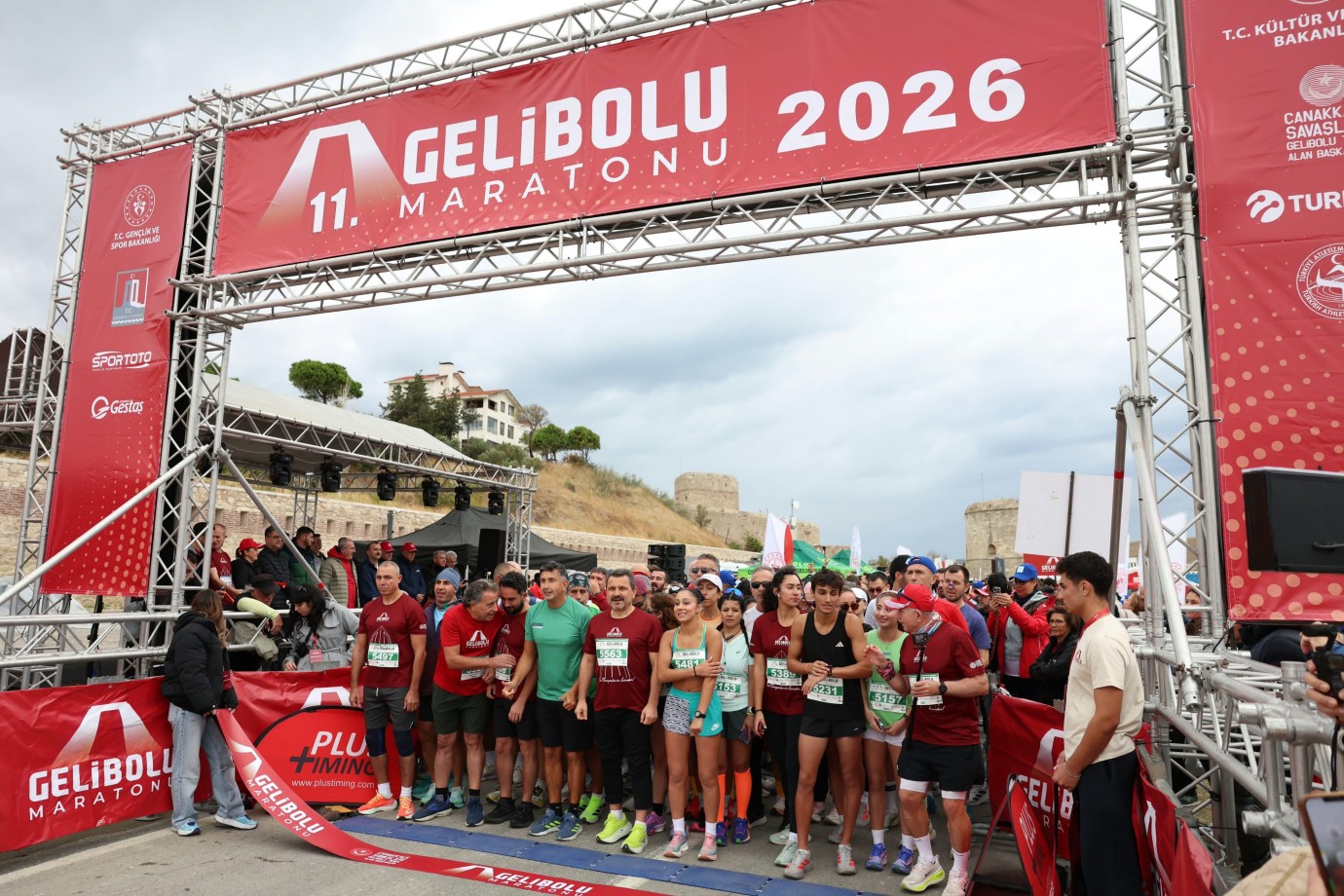 11. Uluslararası Gelibolu Maratonu’na 10 ülkeden 3 bin sporcu katıldı