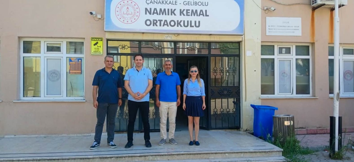 Namık Kemal Ortaokulunda yeni dönem hazırlıkları yerinde incelendi