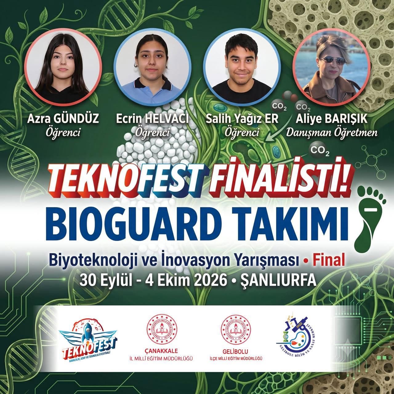 Gelibolu BİLSEM, TEKNOFEST 2026 Türkiye Finallerinde