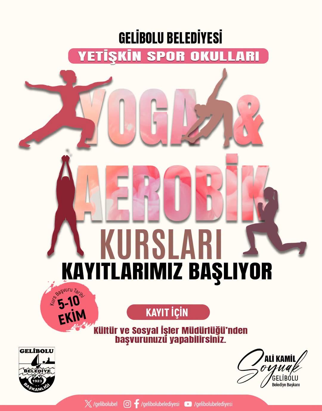 Gelibolu Belediyesinin yetişkin spor okullarında kayıtlar başlıyor