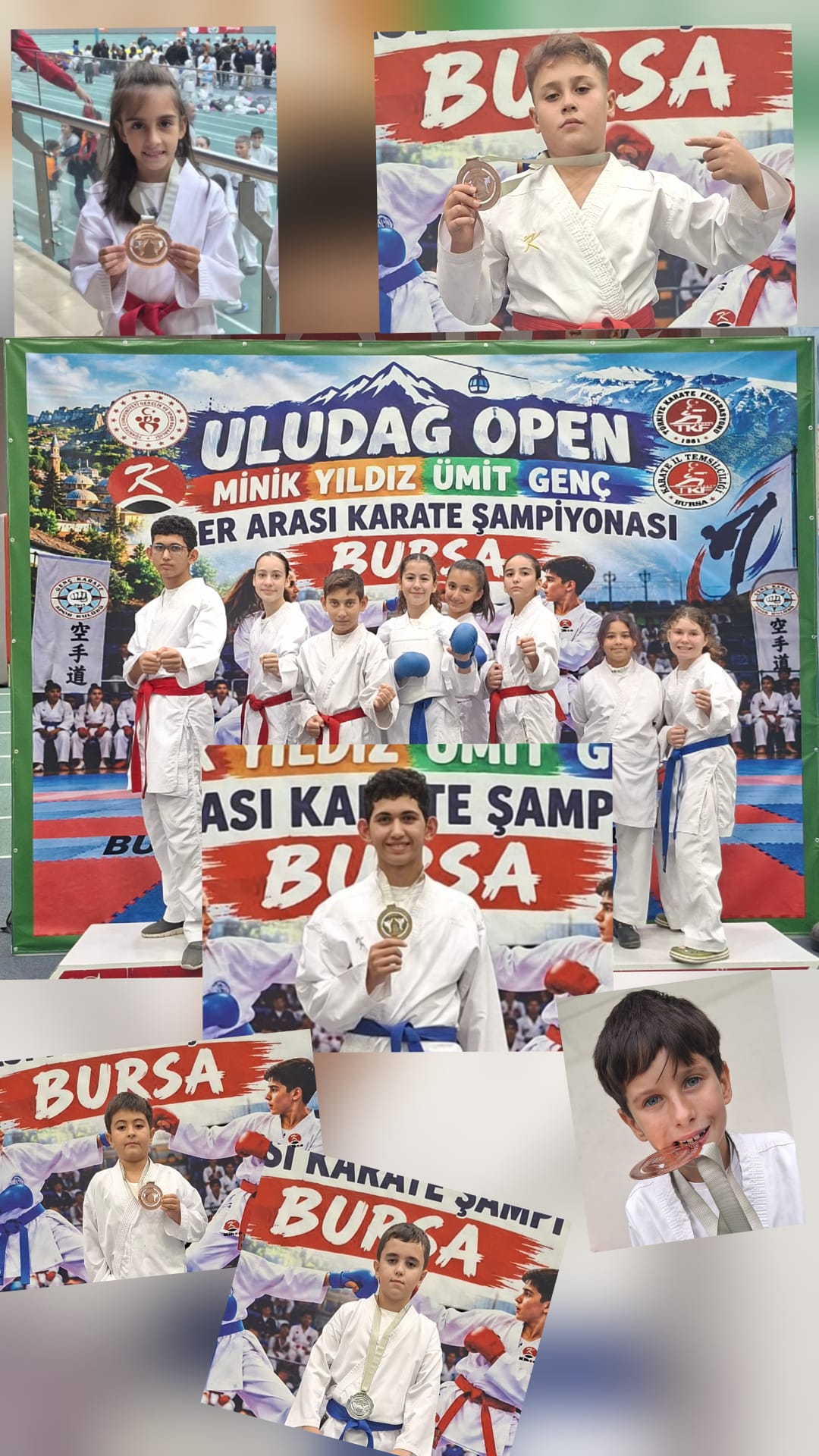 Gelibolu Jimka Karate Spor Kulübünden Bursa’da 6 madalya